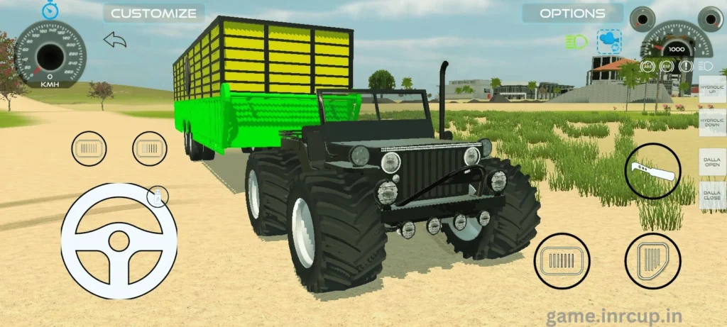 Indian vehicles simulator 3d New update cars with trolley